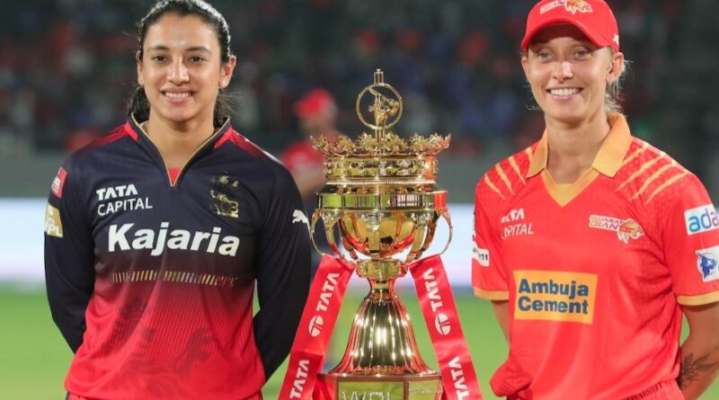 महिला प्रीमियर लीग 2026- गुजरात जायंट्स और आरसीबी के बीच मुकाबला आज