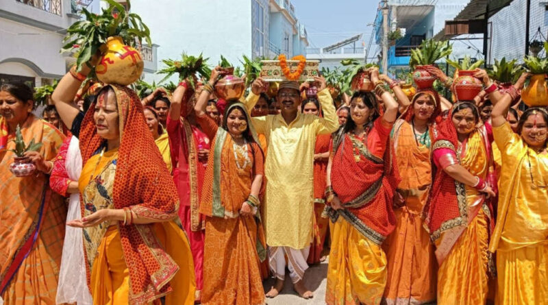 बीजेपी नेता जितेंद्र मेहता और पार्षद चंदन मेहता द्वारा श्रीमद् भागवत कथा का किया गया आयोजन