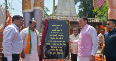 खटीमा में सीएम धामी ने भगवान भोलेनाथ एवं हनुमान जी की प्रतिमाओं का किया अनावरण