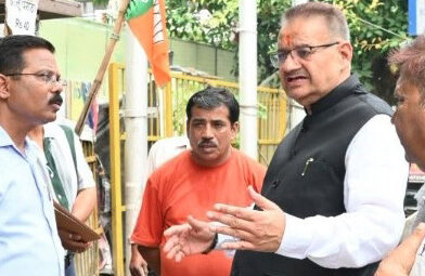 मंत्री जोशी ने न्यू कैंट रोड के निर्माण कार्यों का किया निरीक्षण