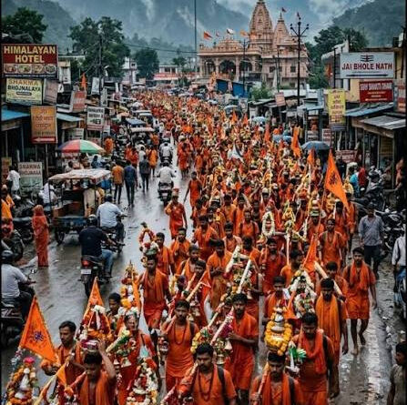 श्रावण मास की कांवड़ यात्रा का विधिवत शुभारंभ आज से हो गया है,गंगाजल लेकर निकले शिवभक्त