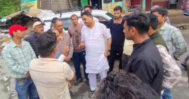 चाफी–पदमपुरी-धारी मोटर मार्ग पर सोलिंग कार्य जल्द पूरा करने के मंत्री राम सिंह कैड़ा ने दिये निर्देश