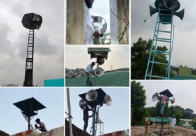 देहरादून में बिना अनुमति एवं निर्धारित मानकों के विपरीत संचालित लाउडस्पीकरों पर की गई कार्रवाई
