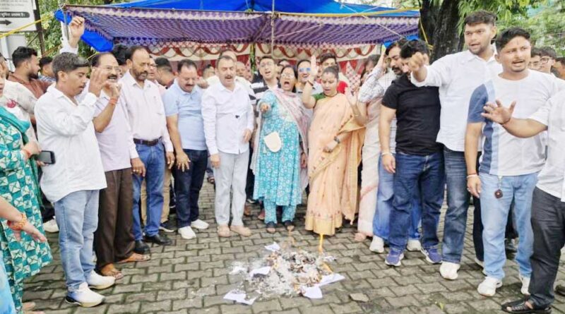 स्मार्ट मीटर के खिलाफ फूटा जनआक्रोश, बिजली बिलों की प्रतियां जलाकर किया विरोध