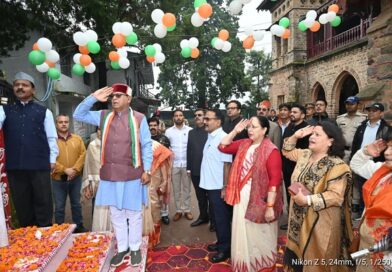 देश का 80 वाँ स्वतंत्रता दिवस जनपद नैनीताल में धूमधाम एवं हर्षोल्लास के साथ मनाया गया