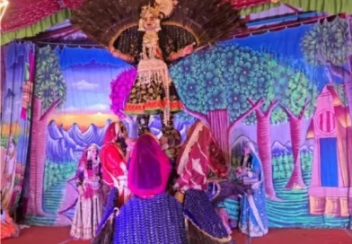 श्री गंगे बाबा मंदिर में आयोजित 15 दिवसीय रासलीला का भंडारे के साथ समापन