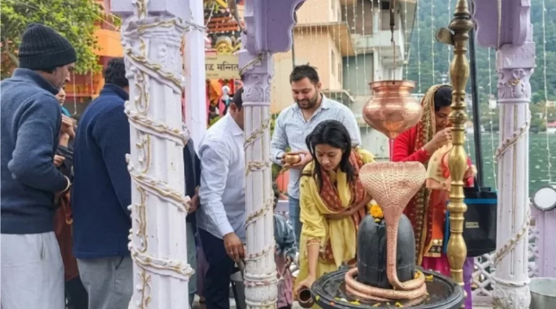 नैनीताल में फिल्म पीएन 36 की शूटिंग के लिए पहुंची अभिनेत्री जाह्नवी कपूर