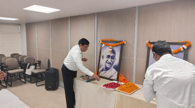 सत्य, अहिंसा और सादगी के आदर्शों को एमडीडीए ने किया नमन